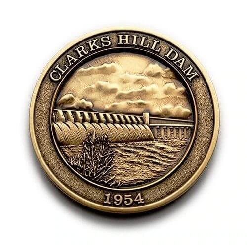 1954 bronze coin