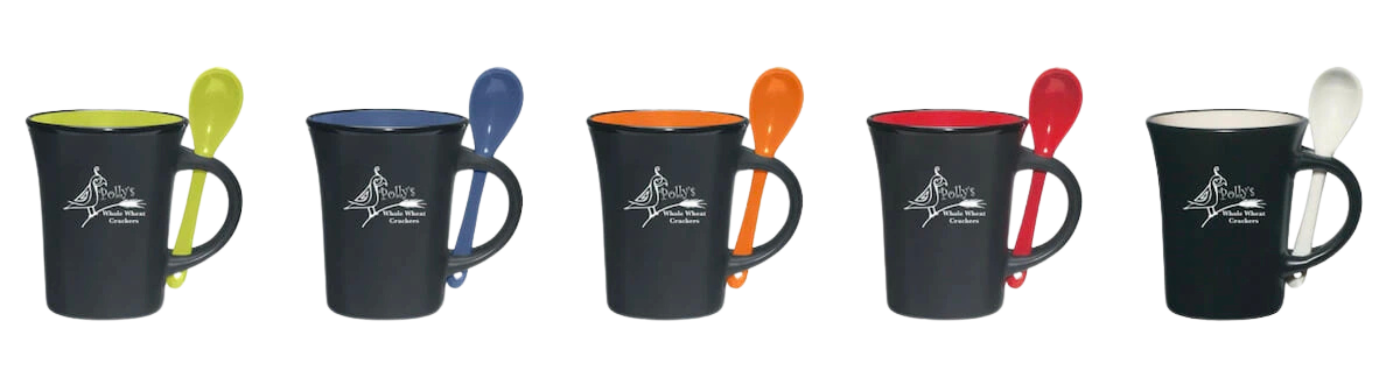 mugs in a row