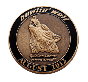 bronze wolf coin